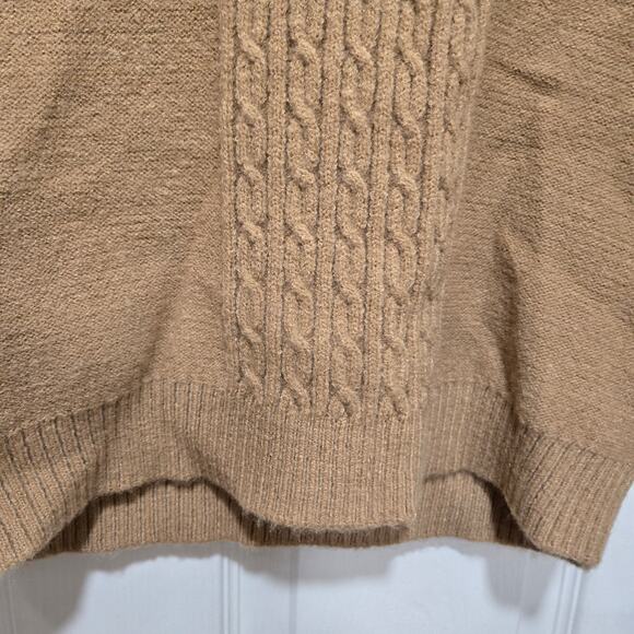 Rokoko Camel Knit Short Sleeve Sweater Polo Collar Women’s Small - Picture 7 of 8